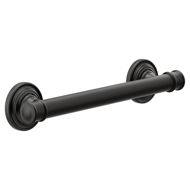 Moen Yg6412 Belfield 12" Grab Bar - Black