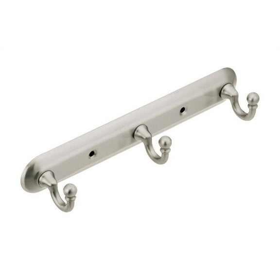 Moen Yorkshire 13 inch Robe Hook, Brushed Nickel
