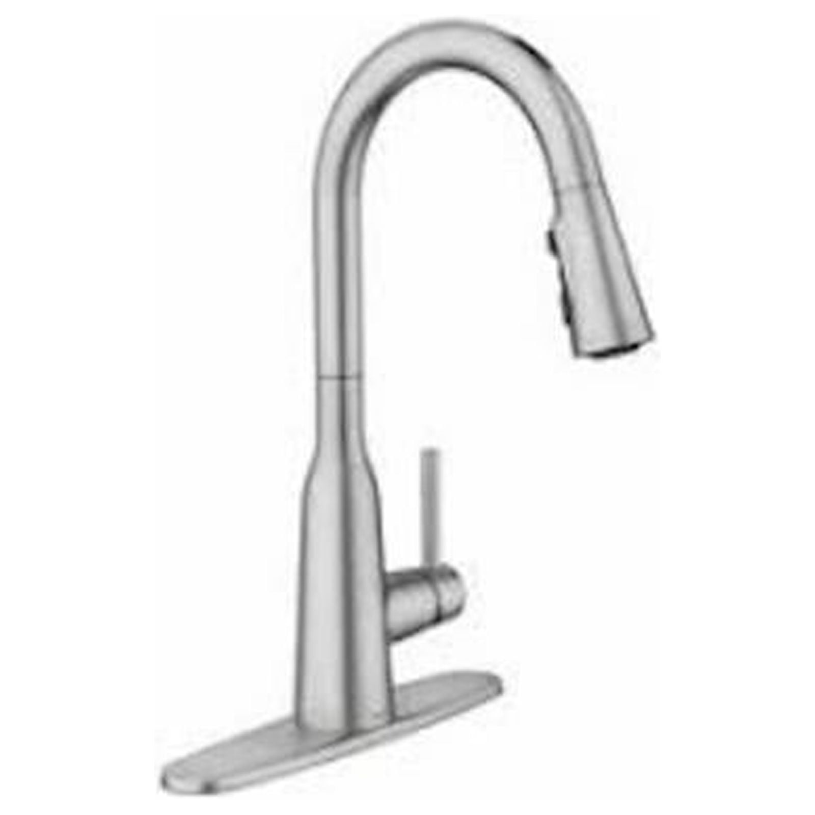 Moen Zyla Smart OneHandle Stainless Steel Kitchen Faucet with Motion