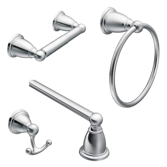 Moenl Moen KA BRA 4 CH Moen Brantford 4 Piece Acessory Kit Chrome