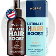 Moerie Lightweight Hair Spray – Strengthening, Nourishing Formula with Biotin, Vitamins & Amino Acids – Fresh Scent – 5.07 fl oz
