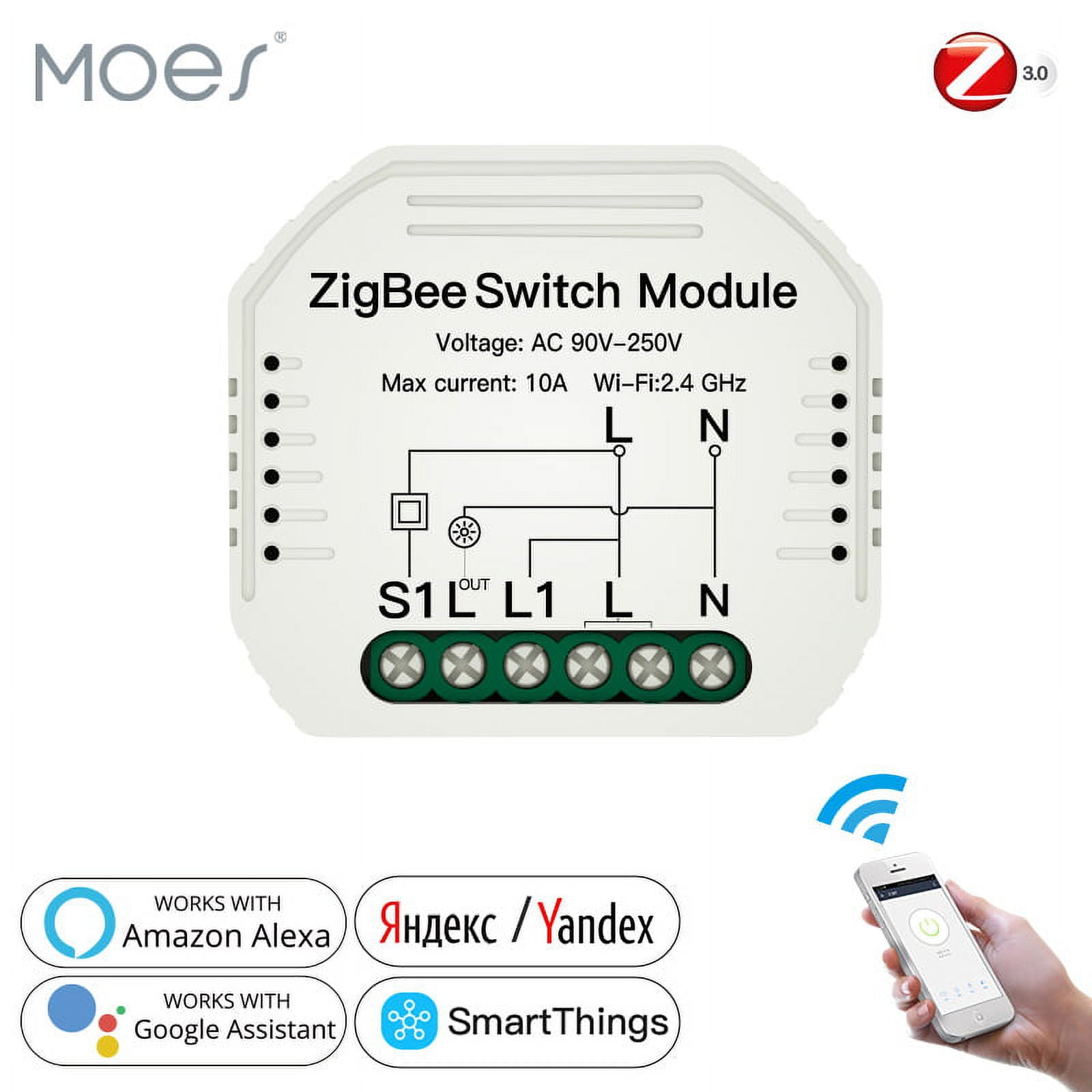 Moes Zigbee Smart Switch Module para luz, bricolaje Puerto Rico