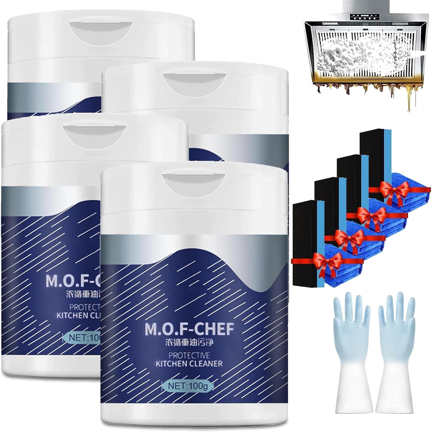 Mof Chef Cleaner Powder, Mof Chef Cleaning Powder,M.O.F Chef Kitchen