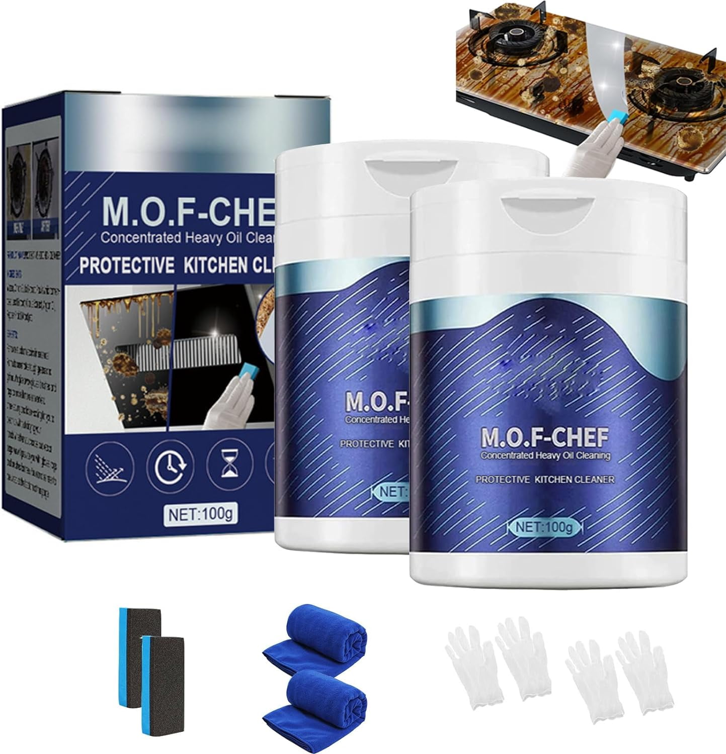 【超お買い得!】 Mof M.O.F Powder, Cleaning Chef Mof Powder, Cleaner Chef 日用品