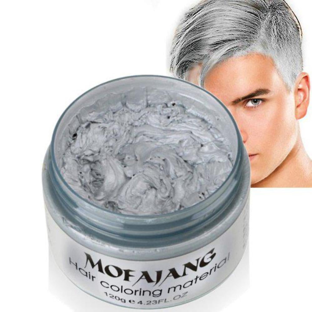Mofajang 9 Colors Unisex Hair Color Wax Mud Dye Styling Cream Diy