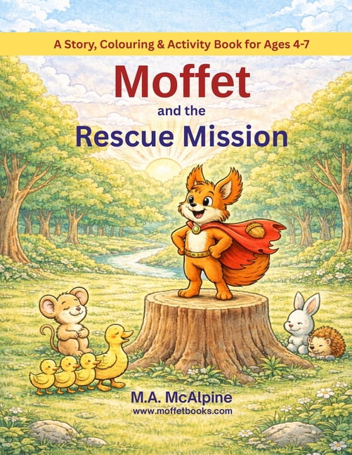 Story, Colouring and Puzzle Moffet and the Rescue Mission, (Paperback)
