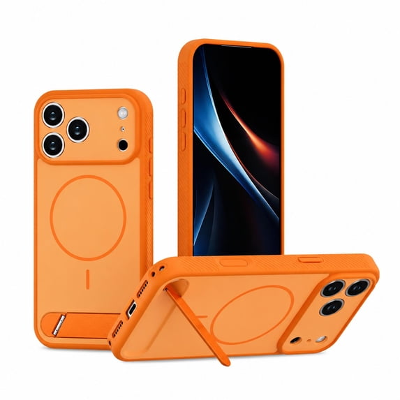 Mofio for Apple iPhone 17 Pro Magnetic Case, Hidden Foldable Kickstand ...