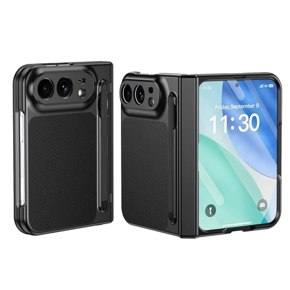 Mofio for Apple iPhone Duo Case, Leather Back Panel Case with Screen ...