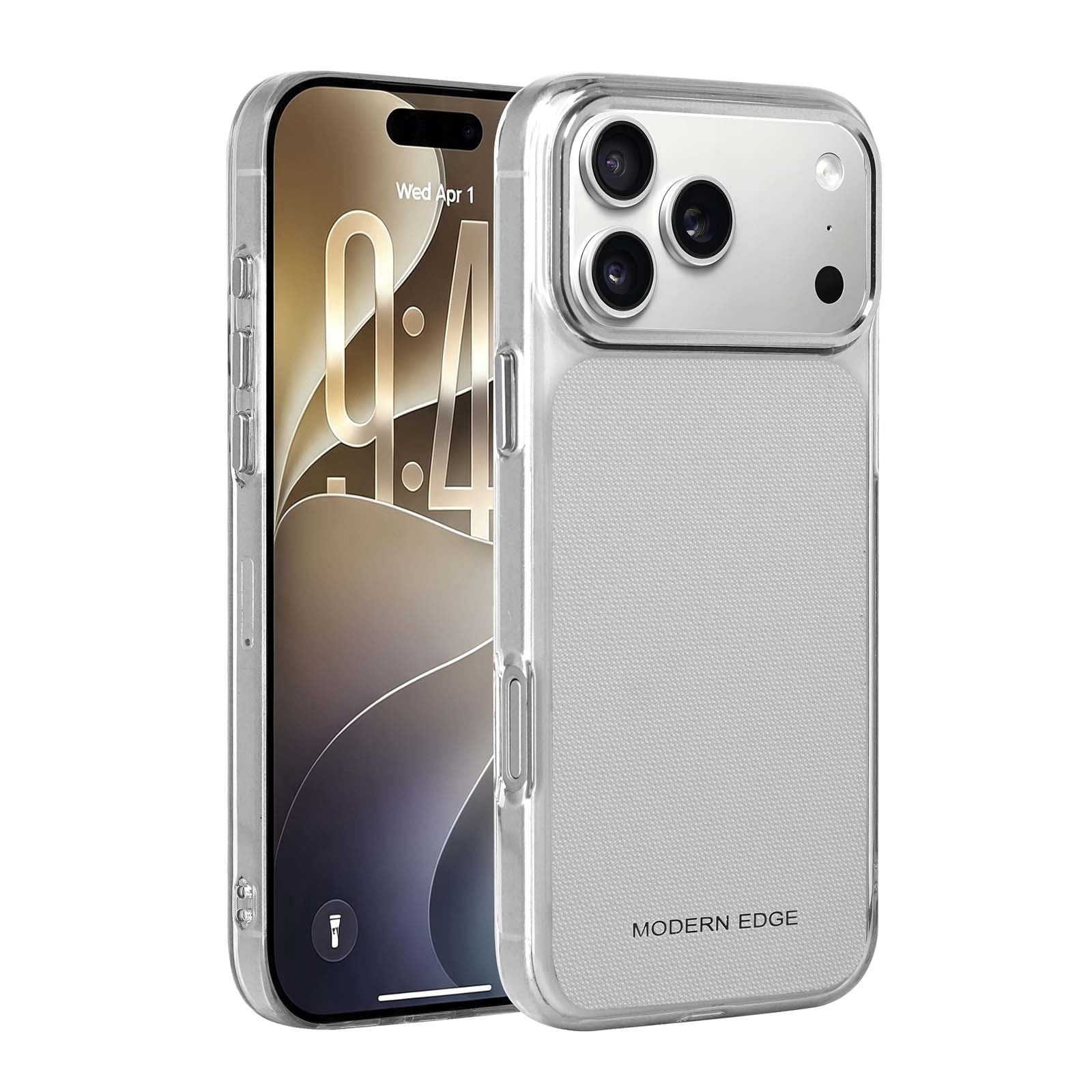Mofio for iPhone 18 Pro Case Magnetic Wireless Charging Crystal Clear ...