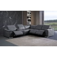 thumbnail image 1 of Mofit Home,Living Room,Cindy 6PCS Modern Motion Reclining Sectional with Console,USB,Manuel Adjustable Headrest,Power Recliner,Dark Grey, 1 of 2
