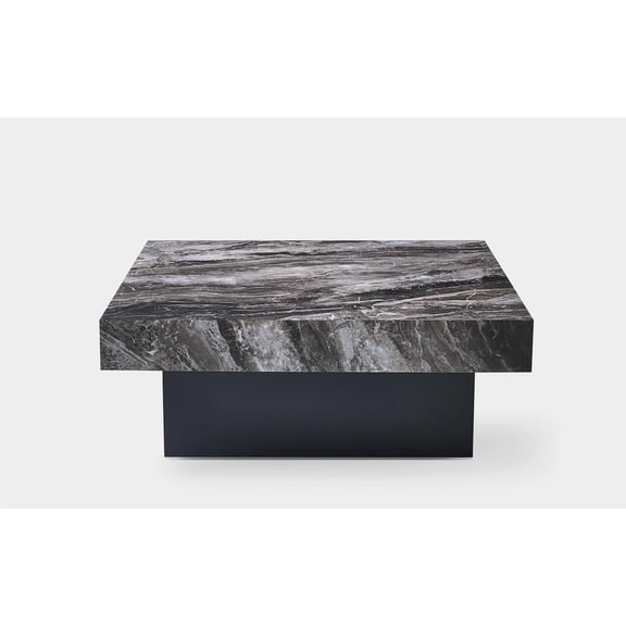Mofit Home, Lolite Sintered Stone Square Coffee Table, Marble, 1pc, Modern, Elegant, living room, Furniture for living room.
