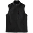 thumbnail image 1 of Mofiz Men's Vest Outerwear Full Zip Windproof Sleeveless Hiking Golf Jacket Black M-2XL, 1 of 15