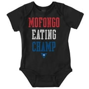 Mofongo Eating Champ Puerto Rico PR Romper Boys or Girls Infant Baby Brisco Brands NB