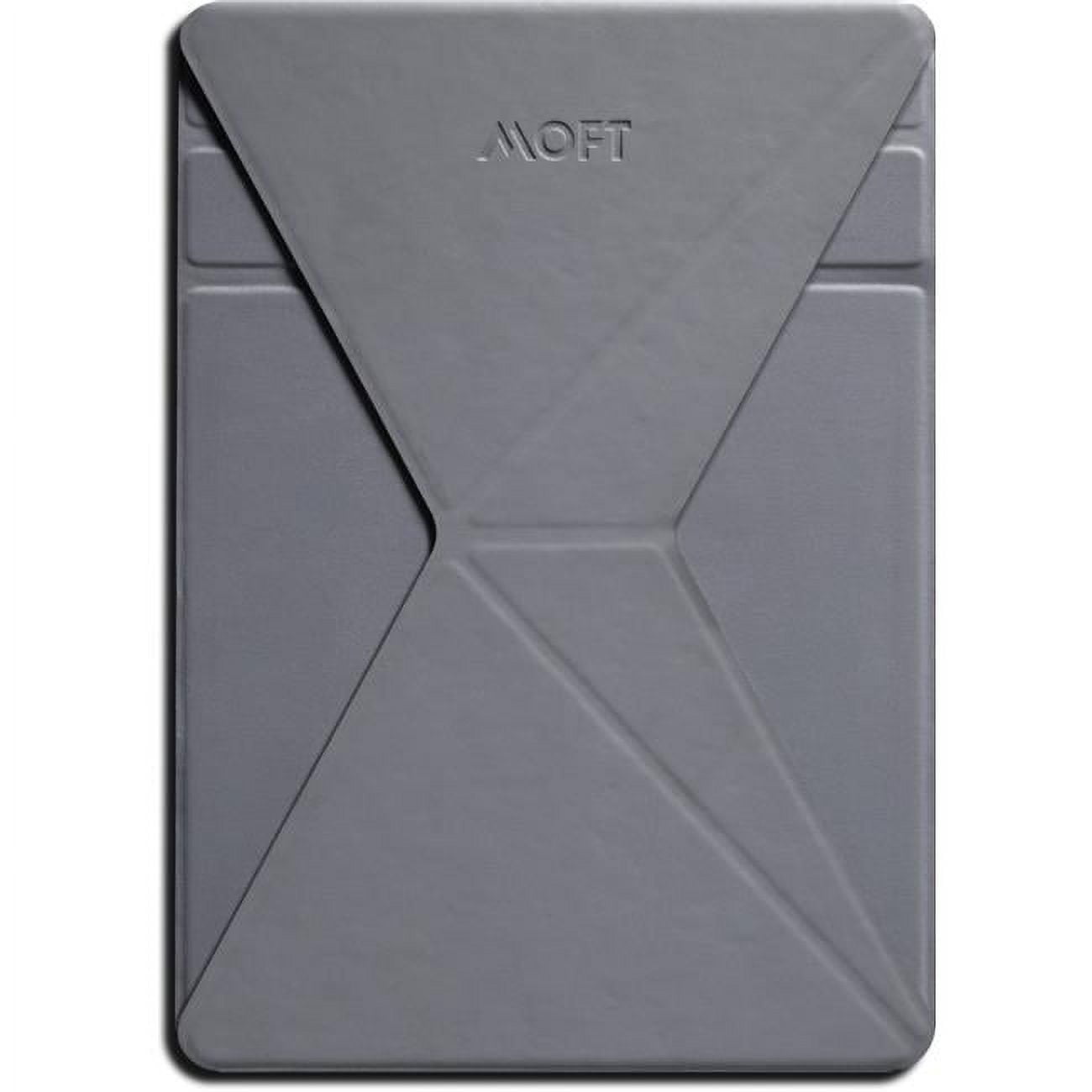 Cool Grey Foldable Vegan Leather Tablet Stand