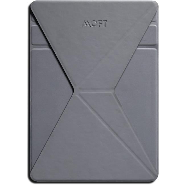 Cool Grey Foldable Vegan Leather Tablet Stand