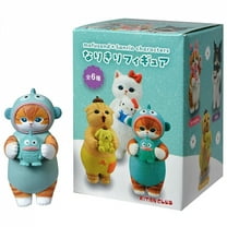 Mofusand Shark Cat Blind Box Fruit Animal Cute Mini Figures Anime Ornaments Dolls Fans Kid's Toy Model Christmas Birthday Gifts