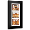 thumbnail image 1 of Moga 7x14 Black Modern Framed Museum Art Print Titled - Composition Afrique, 1 of 5