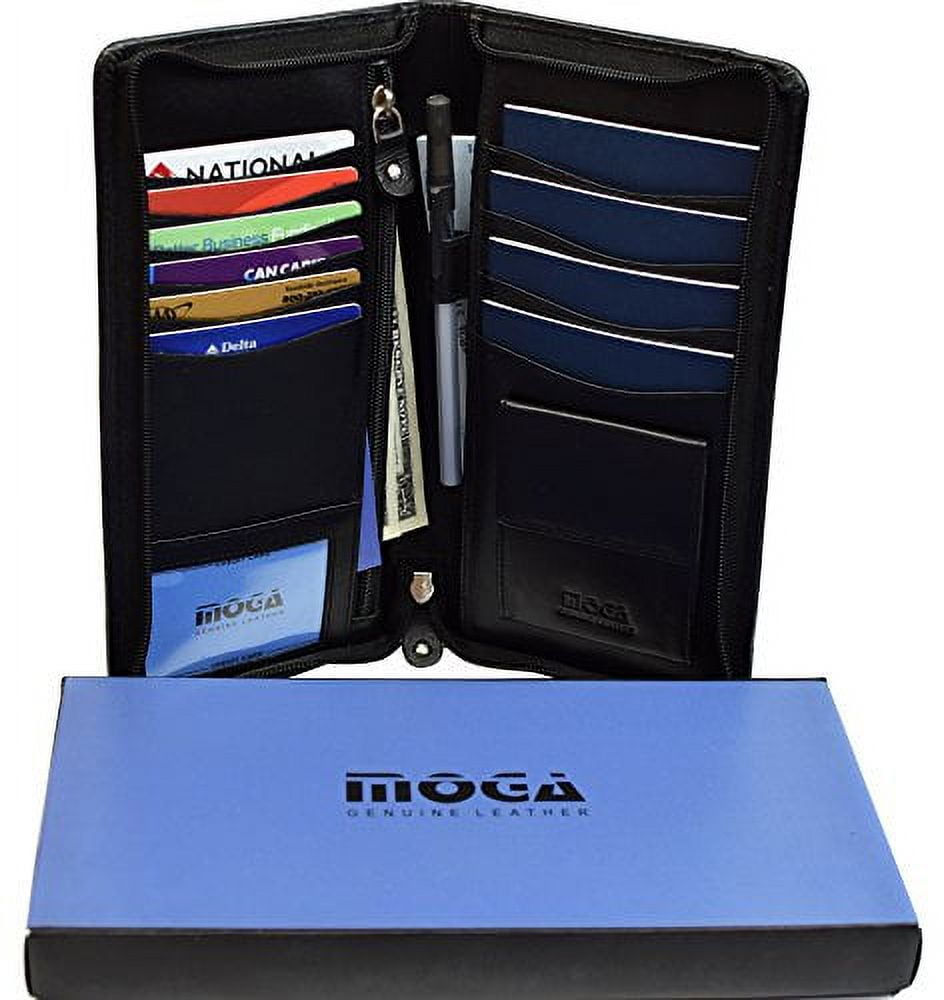 Leather travel document organizer hotsell
