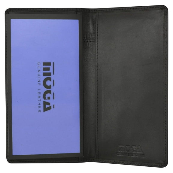 Moga Handmade Genuine Leather Checkbook Cover Italian Design 90156