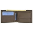 thumbnail image 1 of Moga Handmade Genuine Leather Mens Bifold Wallet with Coin Pouch 91013, 1 of 13