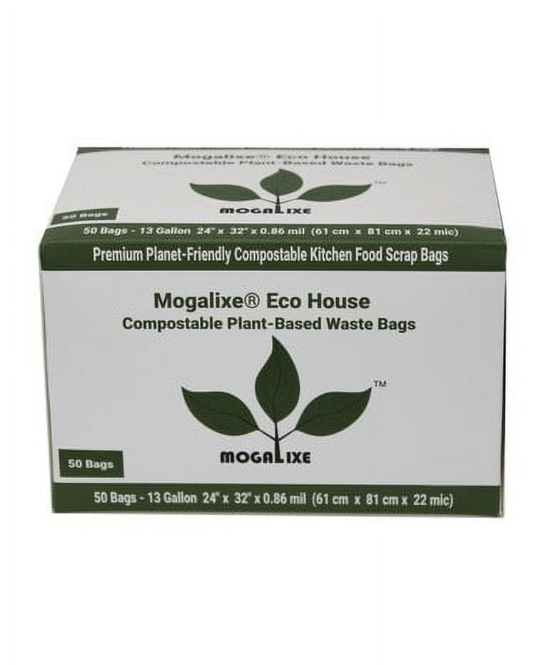 Mogalixe Compostable 8-Gal. Trash Bags