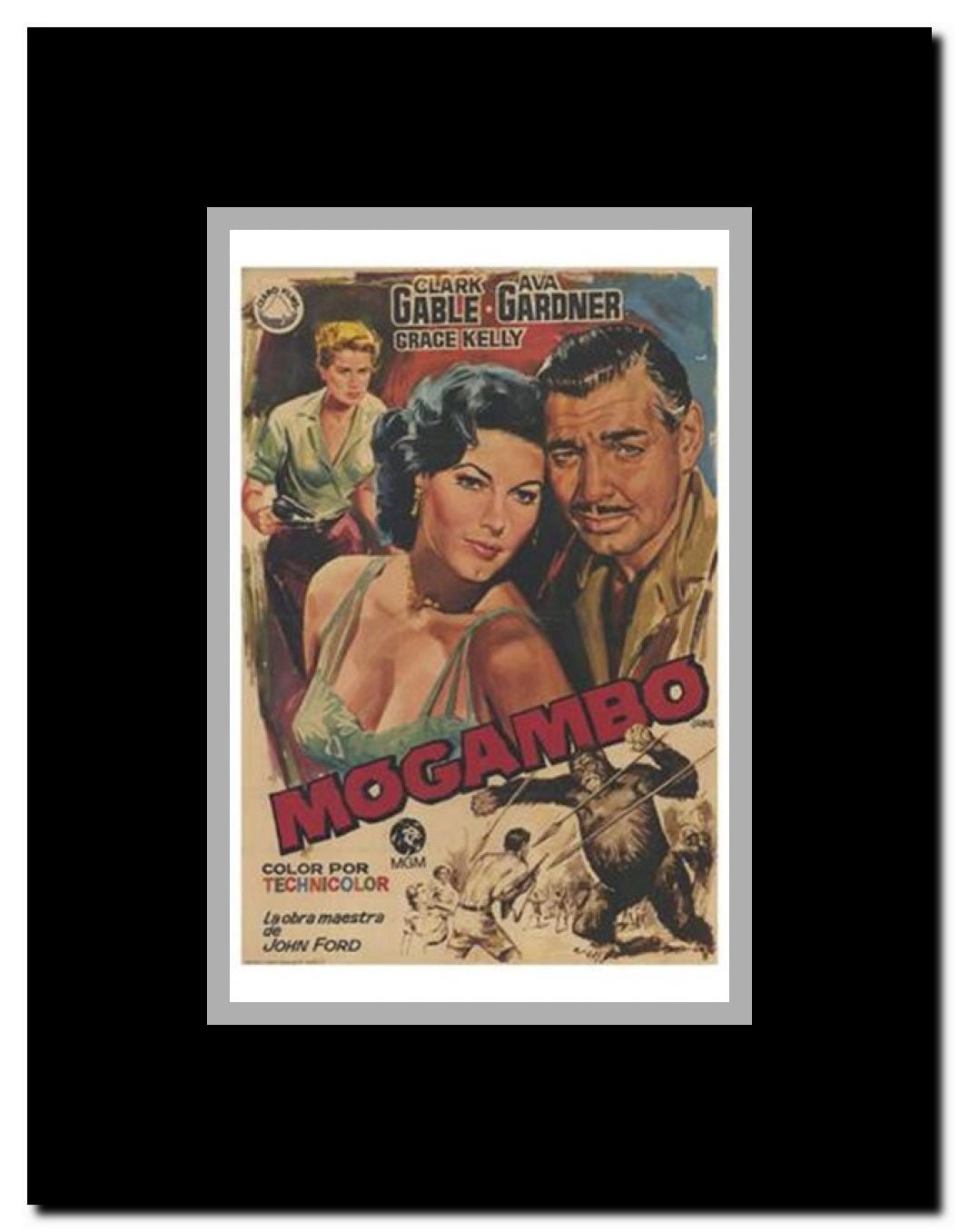 Mogambo Framed Movie Poster