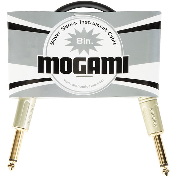 Mogami 1/4" Straight Instrument Cable 8 in.