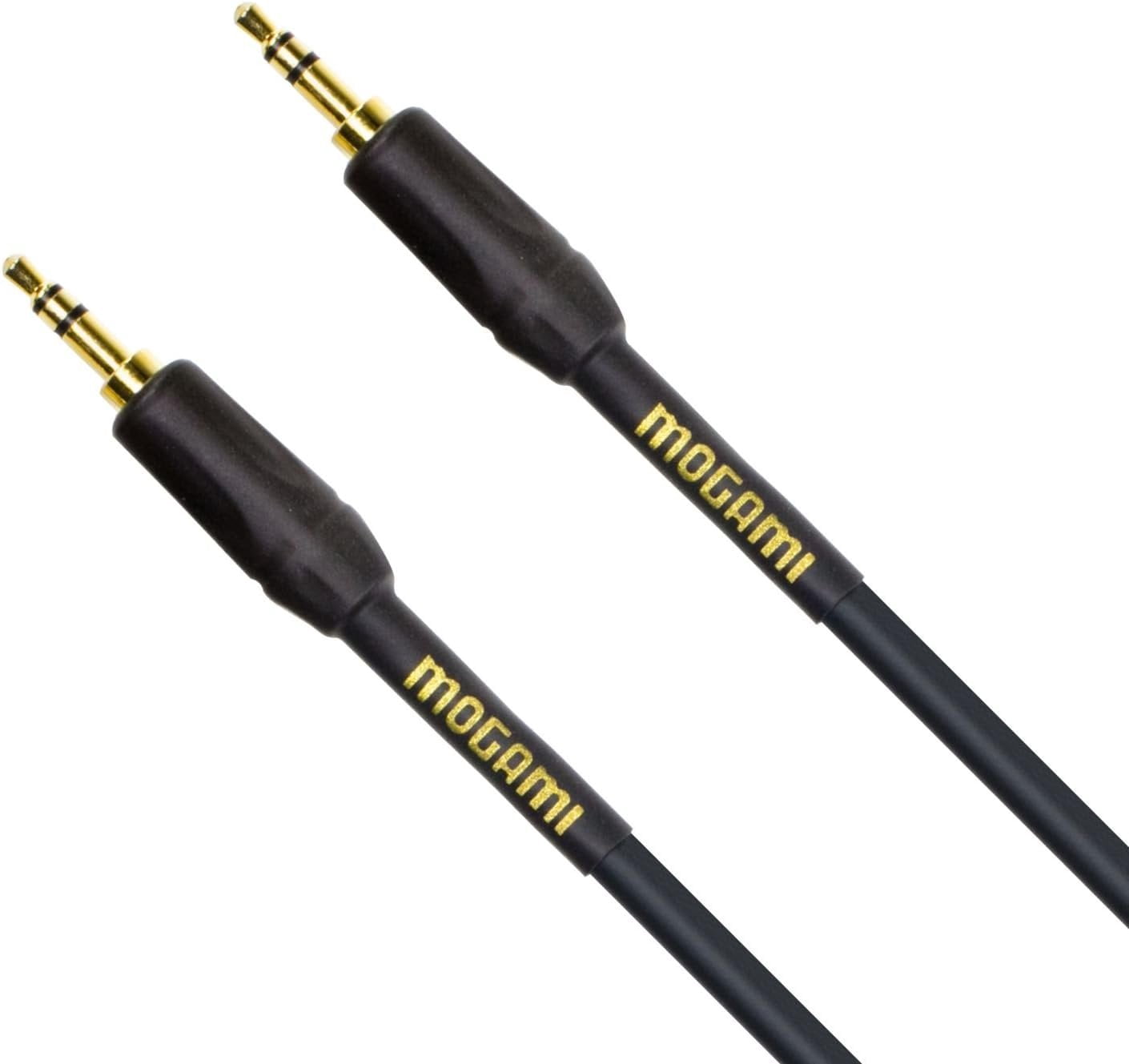 Mogami Gold 3.5-3.5-15 Stereo Audio Patch Cable, 3.5mm TRS Male Plugs, Gold Contacts, Straight Connectors, 15 Foot