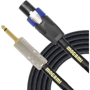 Mogami GOLD SPEAKER SO-TS-06 Amplifier-to-Cabinet Speaker Adapter Cable, Neutrik speakON 4-Pole Plug and 1/4" TS Plug, Gold Contacts, Straight Connectors, 6 Foot