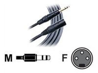 Mogami Gold 6.35mm/XLR Patch Audio Cable