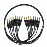 Mogami Gold 8 TRS 1/4" - TRS 1/4" 8-Channel Snake with Gold Contacts + 2932 Cable - 5 feet