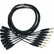Mogami Gold 8 TRS-XLRM-25 Audio Adapter Snake Cable, 8 Channel Fan-Out, 25 Foot-