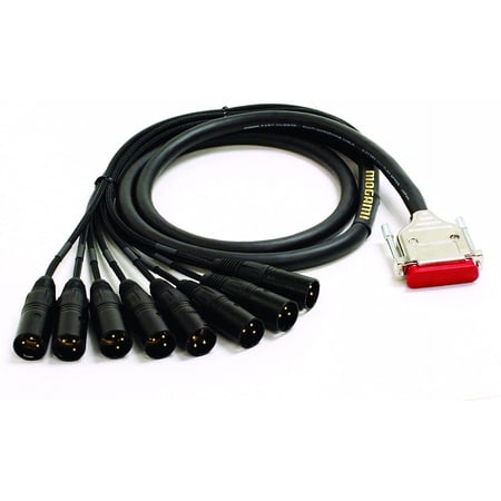 Mogami Gold DB25-XLRM-40 Analog Recorder Interface Cable, 8 Channel, DB25 to XLR-Male, 40 ft.