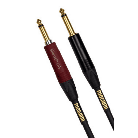 Mogami Gold Instrument Cable Silent S, 1/4 to 1/4, 25 ft