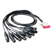 Mogami 3' Gold 8-Channel DB-25 to XLR Female Analog Snake Cable