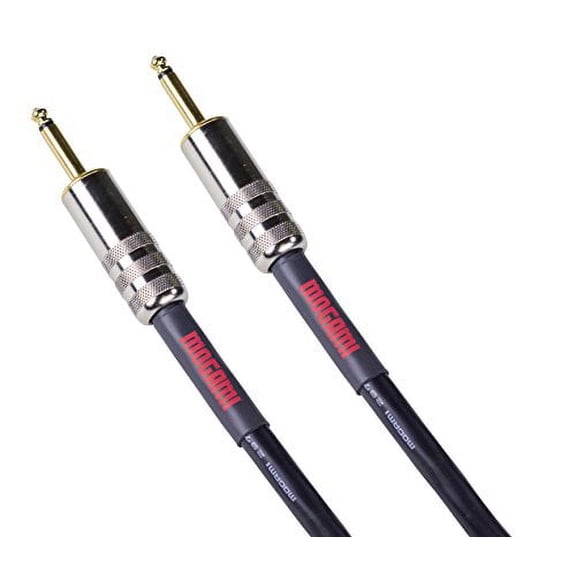Mogami OD SPK-15 Overdrive Speaker Cable, Gold 1/4 TS Straight Plugs, 15 ft.