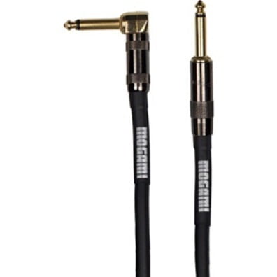 Mogami Platinum Guitar Patch Cable 3 Foot Right Angle to Straight