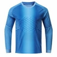 thumbnail image 1 of Moggemol Girls Youth Goalie Jersey Boys Padded Gladiator Goalkeeper Shirt with Sponge Protector Sky Blue 26, 1 of 7