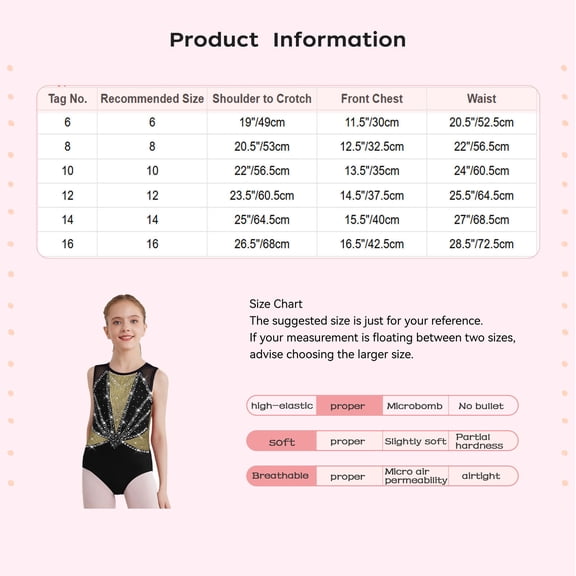 Moggemol Kids Ballet Dance Ice Skating Gymnastics Leotard Rhinestones Crisscross Back Color Block Light Blue 8