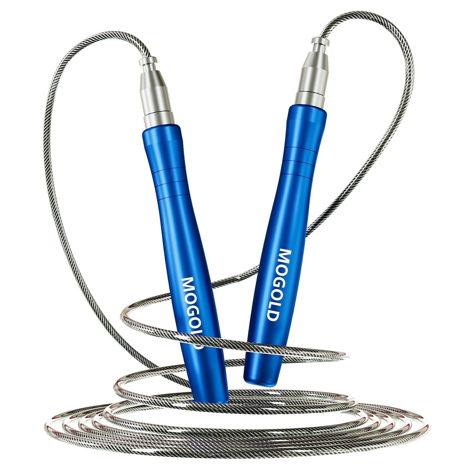 MOGOLD Adjustable Speed Jump Rope for Adult Fitness Exercise, Tangle ...