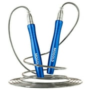 MOGOLD Adjustable Speed Jump Rope for Adult Fitness Exercise, Tangle-Free Design