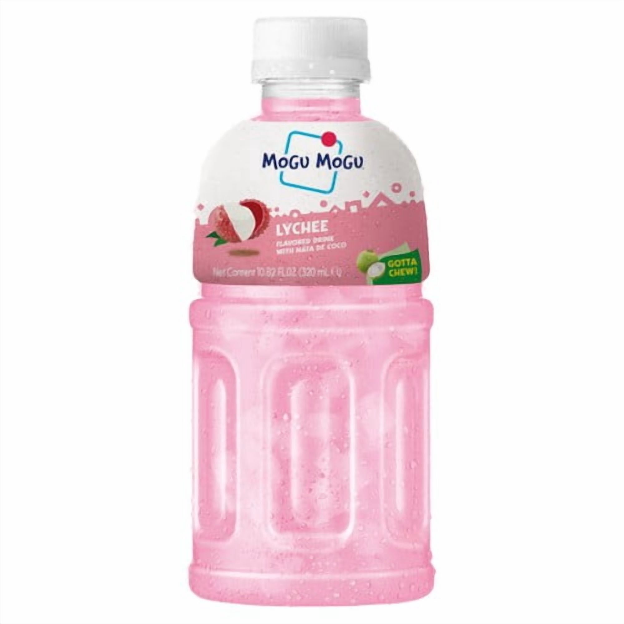 Mogu Mogu Lychee flavour drink 320ml, British Import (Pack of 2)