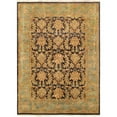 thumbnail image 1 of Mogul Art Agra Collection Hand-Knotted Lambs Wool Area Rug, Red - 9 ft. x 12 ft. 5 in., 1 of 1