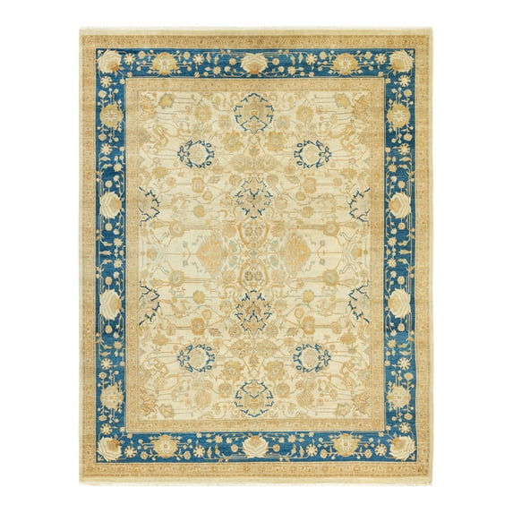 Mogul, One-of-a-Kind Hand-Knotted Area Rug - Ivory, 8' 1" x 10' 1"