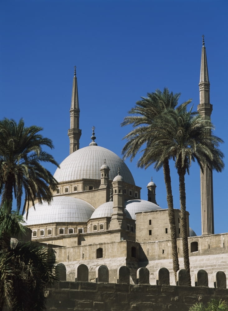 Mohammed Ali Mosque In Citadel Of Cairo Canvas Art - Ian Cumming Design Pics (26 x 36)