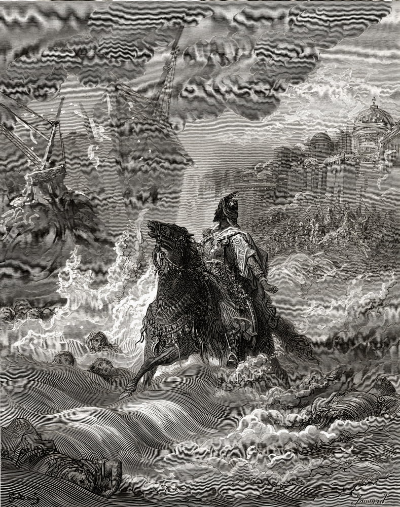 Mohammed Ii Before Constantinople 1453 Canvas Art - Ken Welsh Design Pics (13 x 17)