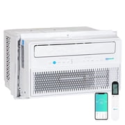 Mohavair 10000 BTU Window Air Conditioner Inverter Smart WiFi AC Unit Cooling for 450 Sq Ft Rooms with Remote App Control, Install Accessories