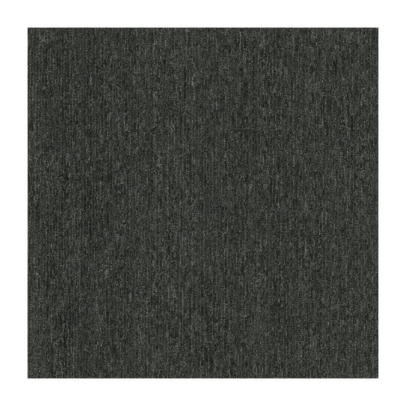 Mohawk Basics 24" x 24" Carpet Tile with EnviroStrand™ PET Fiber in Smoke (96 sq ft per carton)