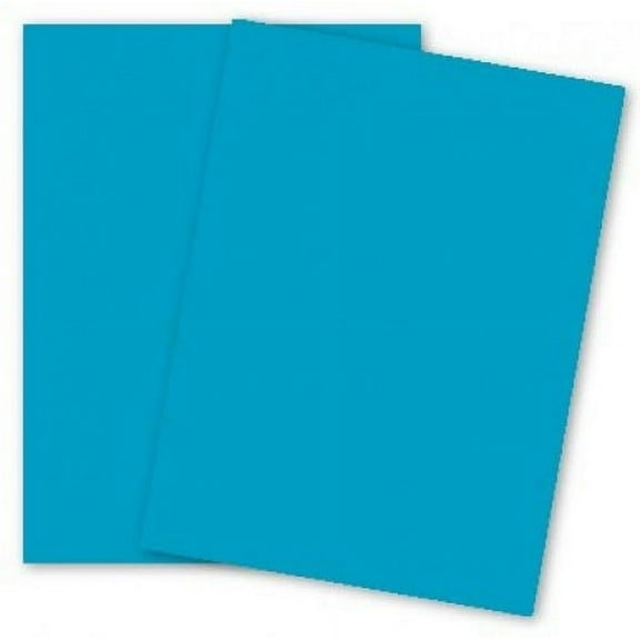Mohawk BriteHue - BLUE - 8.5 x 11 Card Stock Paper - 65lb Cover - 250 PK