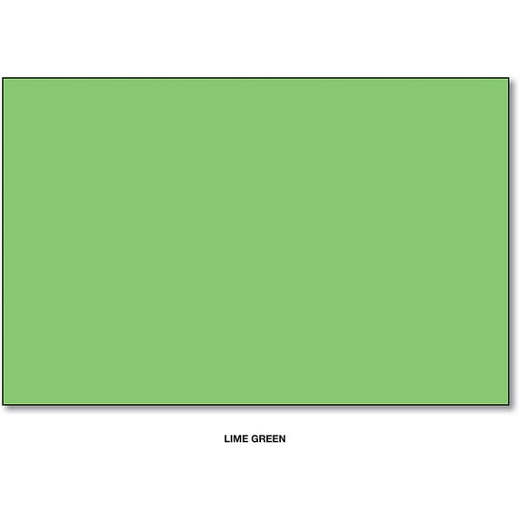 Mohawk BriteHue Bright Color Paper, 24/60lb paper. Text 100 Sheets Per Pack (11 x 17, Lime Green)